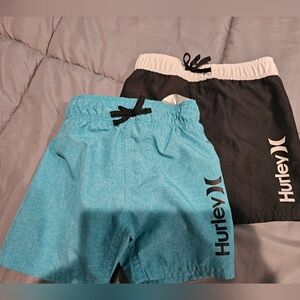 2 pairs of Hurley swim shorts